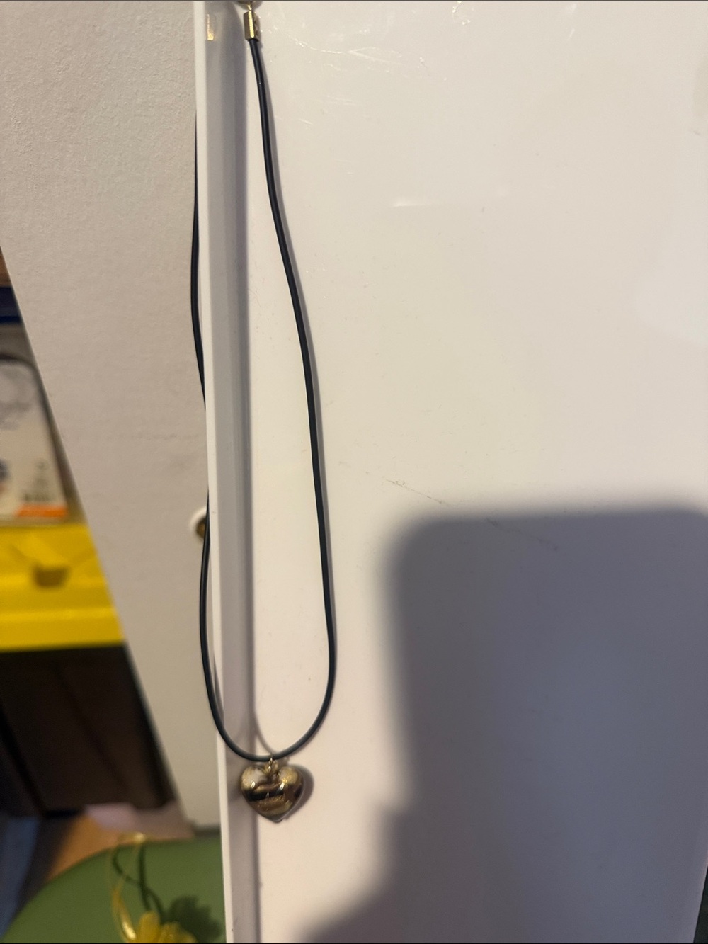 Black Heart Pendant  Necklace - Unbranded